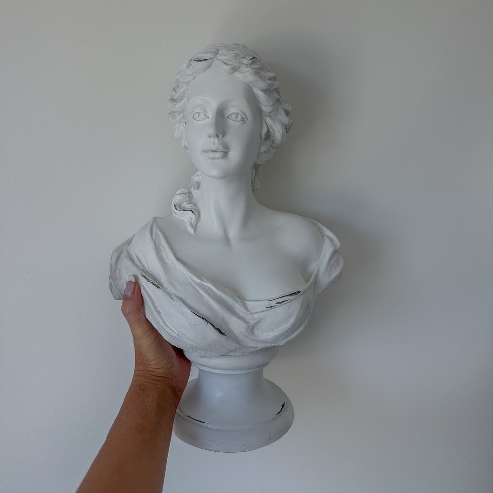 White Bust Sculpture